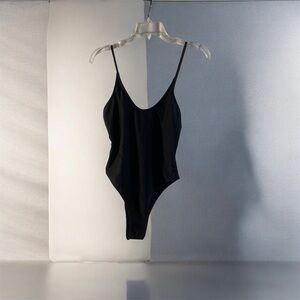 Elegant Black One-Piece Swimsuit